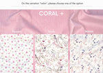 Velvet blanket - coral pink