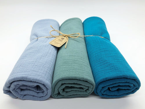 Green / blue changing pad SET OF 3
